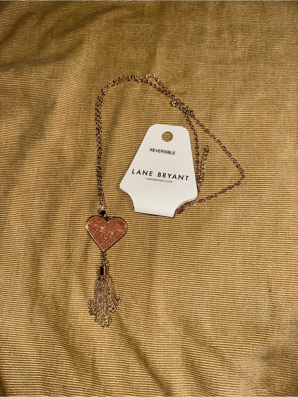 Stylish Lane Bryant Reversable Necklace